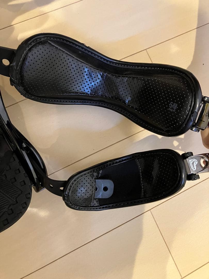 Burton スノーボード ビンディング 3D プレート付き　バートン　黒