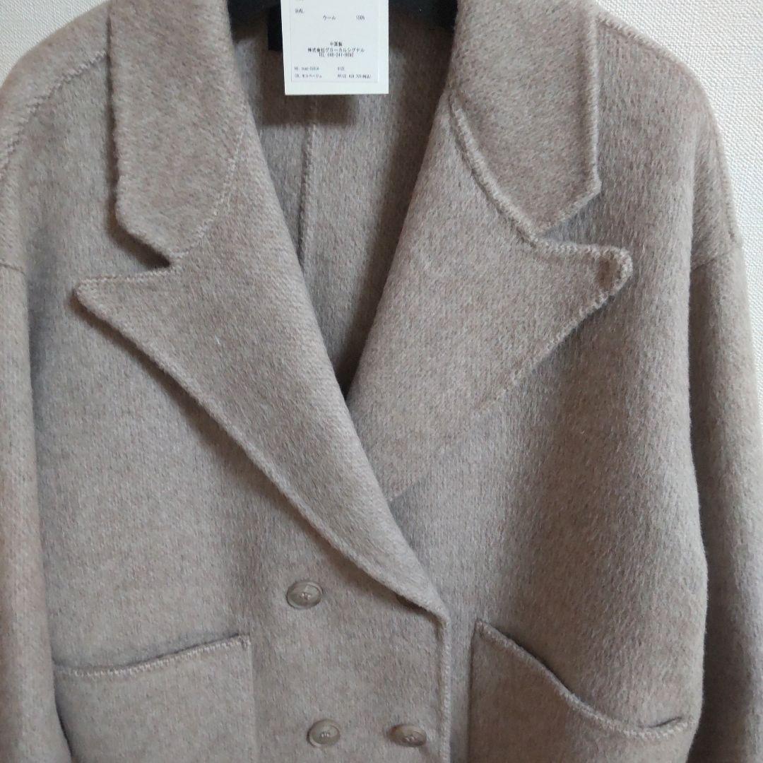 ラビッシュゲート ウールショートコートベージュ