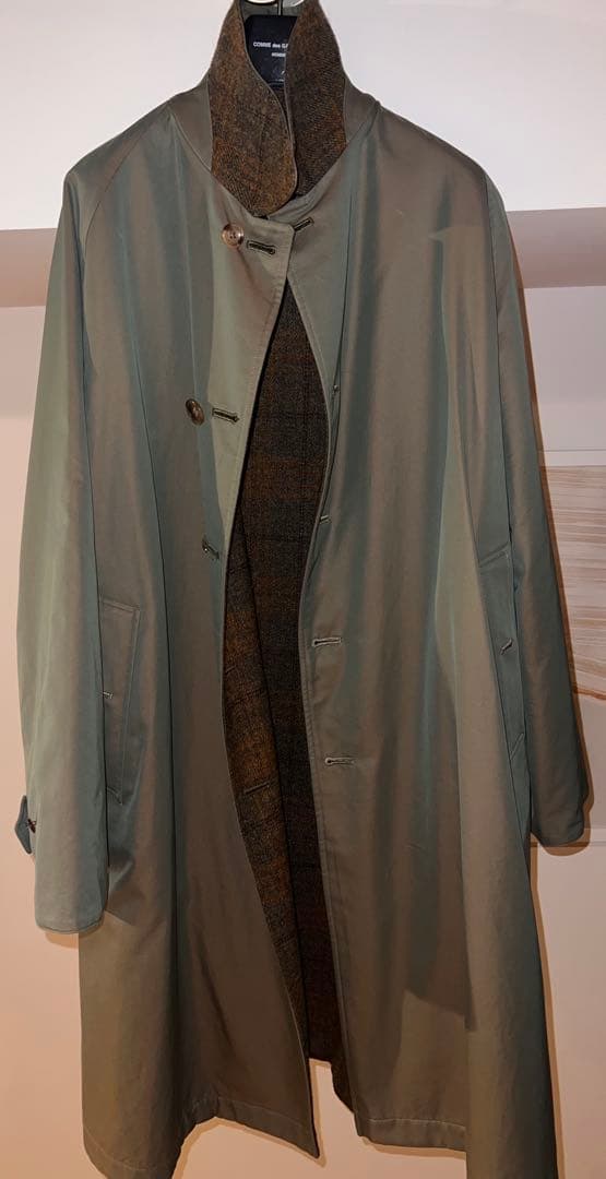 anatomica アナトミカ リバーシブルラグランコート玉虫