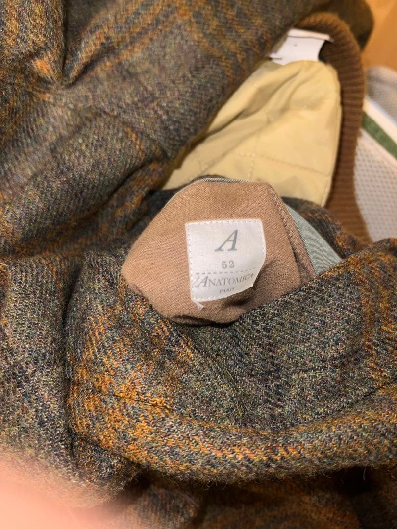 anatomica アナトミカ リバーシブルラグランコート玉虫