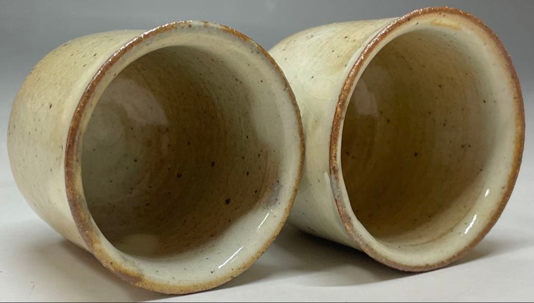 十三代　中里太郎右衛門　徳利　ぐい呑 2客　絵唐津　酒器　Ka802