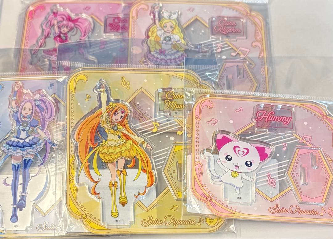スイートプリキュア♪ アクリルスタンドセット ラフォーレ原宿 5点セット