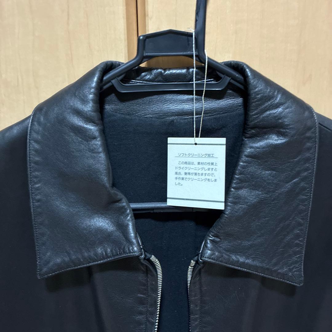 アニエス・ベー・オム LEATHER JACKET サイズ0