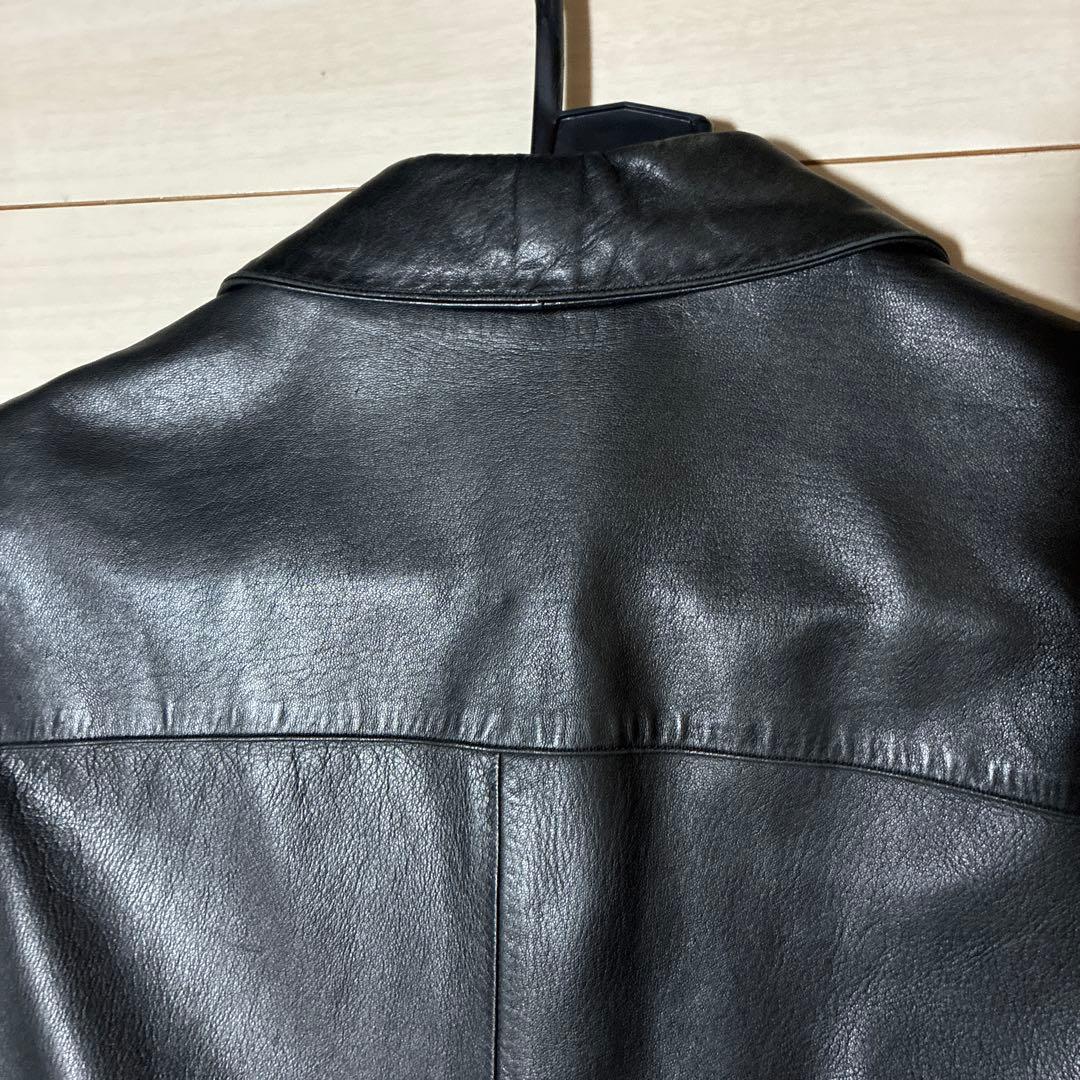 アニエス・ベー・オム LEATHER JACKET サイズ0