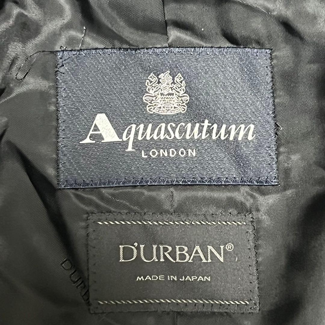 専用【未使用級】アクアスキュータム　ダーバン　トレンチコート　グレー　L相当