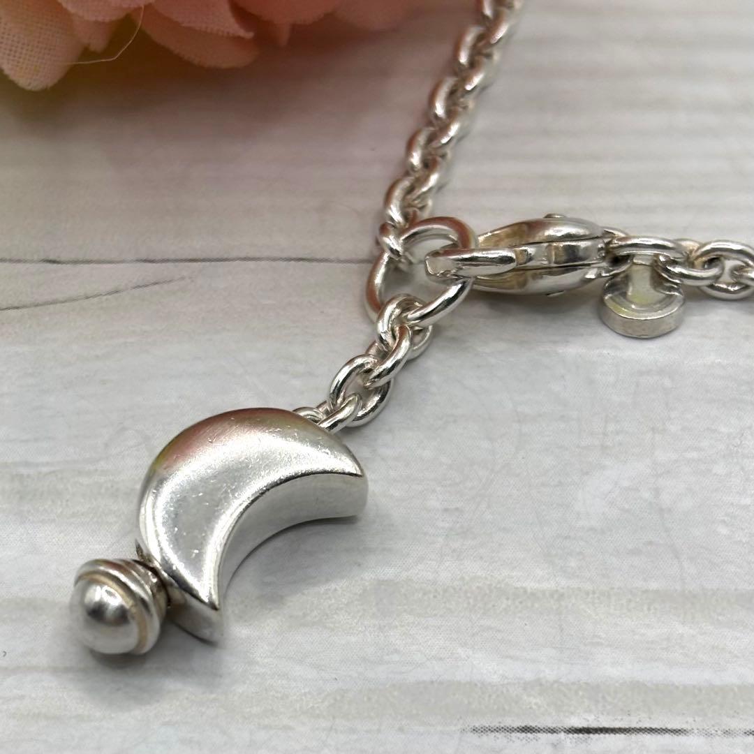 【鑑定済】【希少・廃盤】ティファニー　クレセントムーン　ブレスレット　925 袋