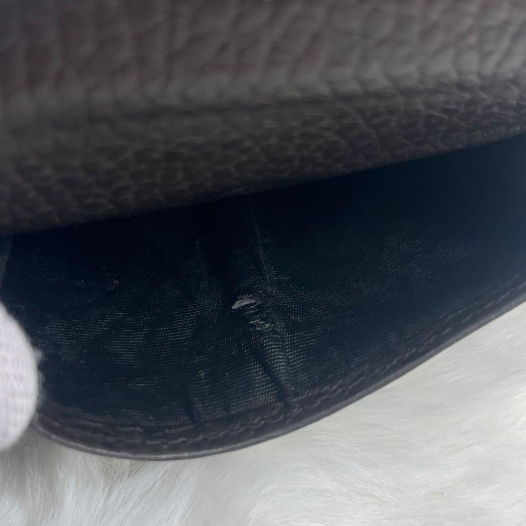 【極美品】GUCCI GGパターン 二つ折り財布