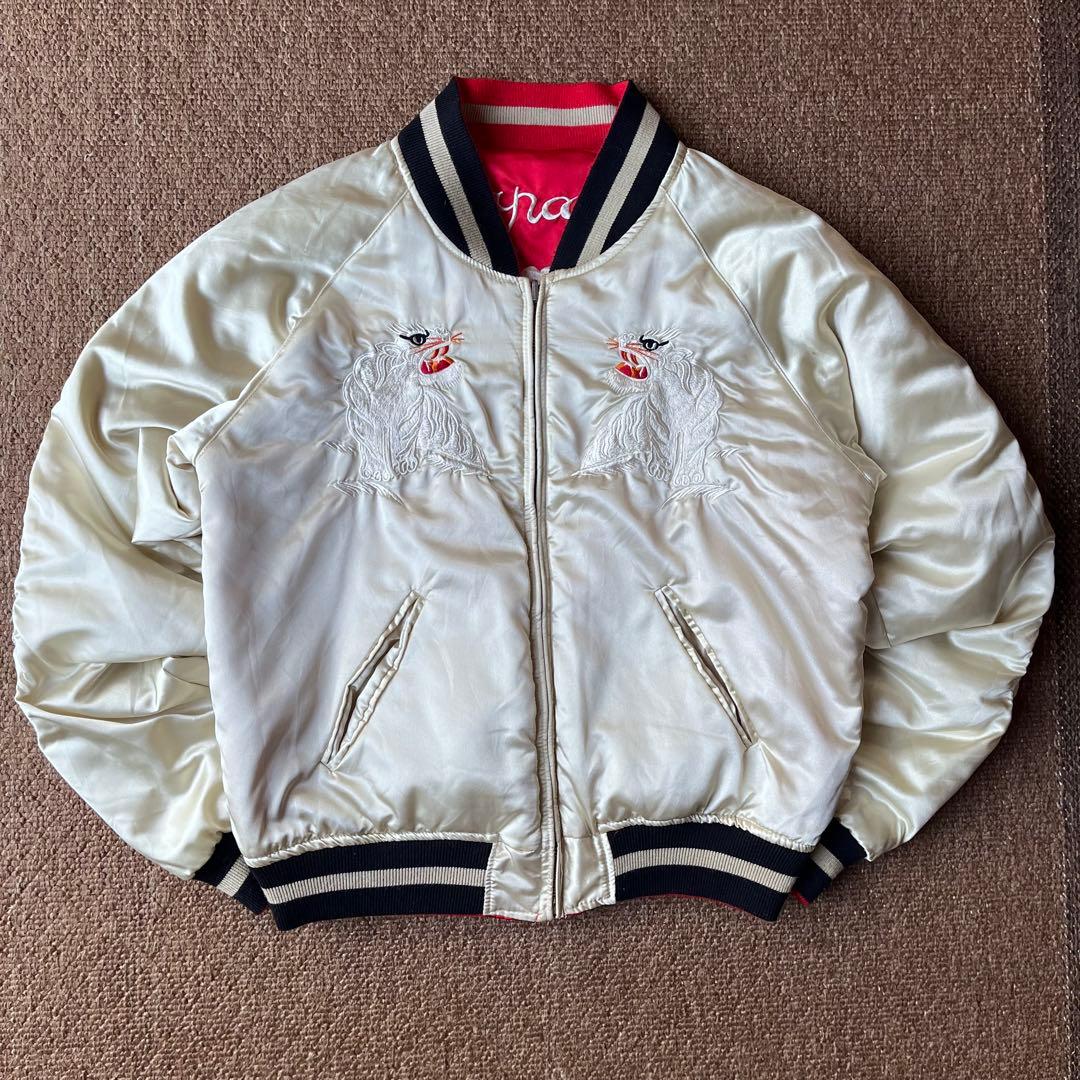 70〜80s スカジャン souvenir jacket （検 50s 別珍