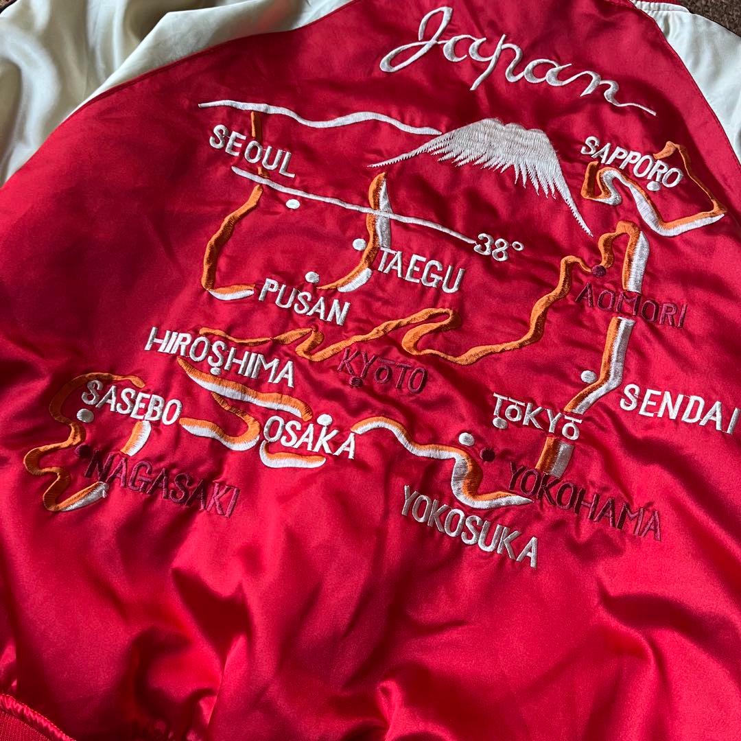 70〜80s スカジャン souvenir jacket （検 50s 別珍