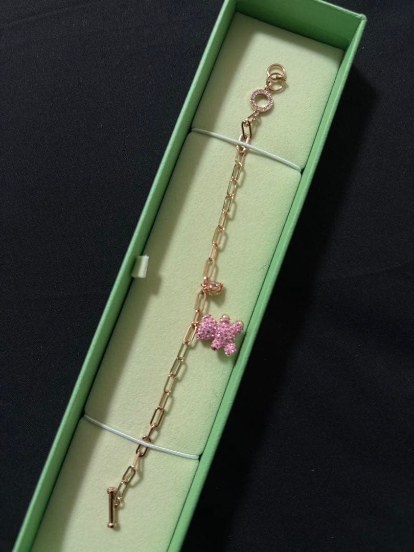 【値下げ可能】SWAROVSKI / teddy クマ ブレスレット