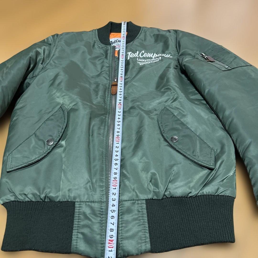 し*ん様 Ted Company MA-1ジャケット オリーブグリーンLサイズ