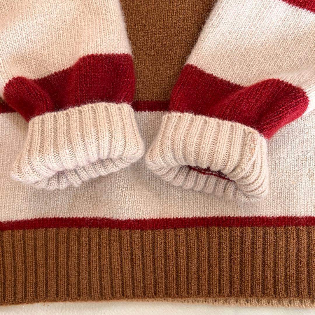 WEEKENDMaxMara 洗える　ウール１００%ボーダーニット