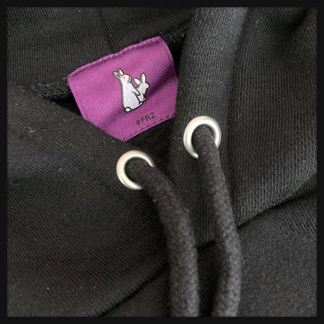 【激レア★美品】FR2 撫子 金髪 バイカーガール パーカー ブラック 即完売品