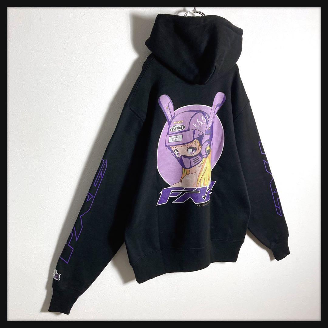 【激レア★美品】FR2 撫子 金髪 バイカーガール パーカー ブラック 即完売品