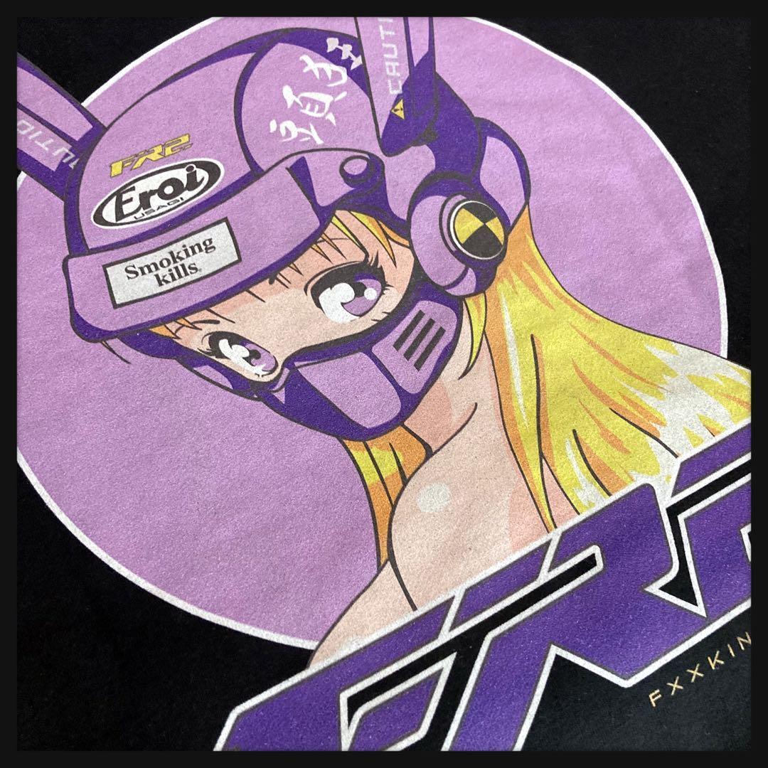 【激レア★美品】FR2 撫子 金髪 バイカーガール パーカー ブラック 即完売品