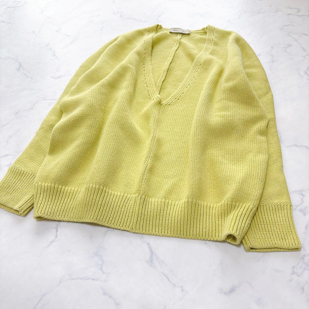 エブール ロンハーマン コットン カシミヤ ローゲージ ニット プルオーバー