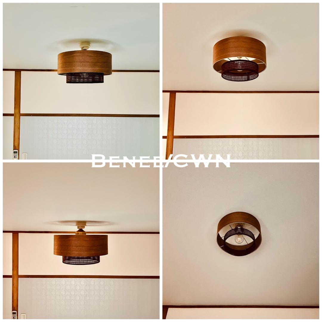 天井照明 シーリングライト Benee/CWN E26 LED レトロ 北欧