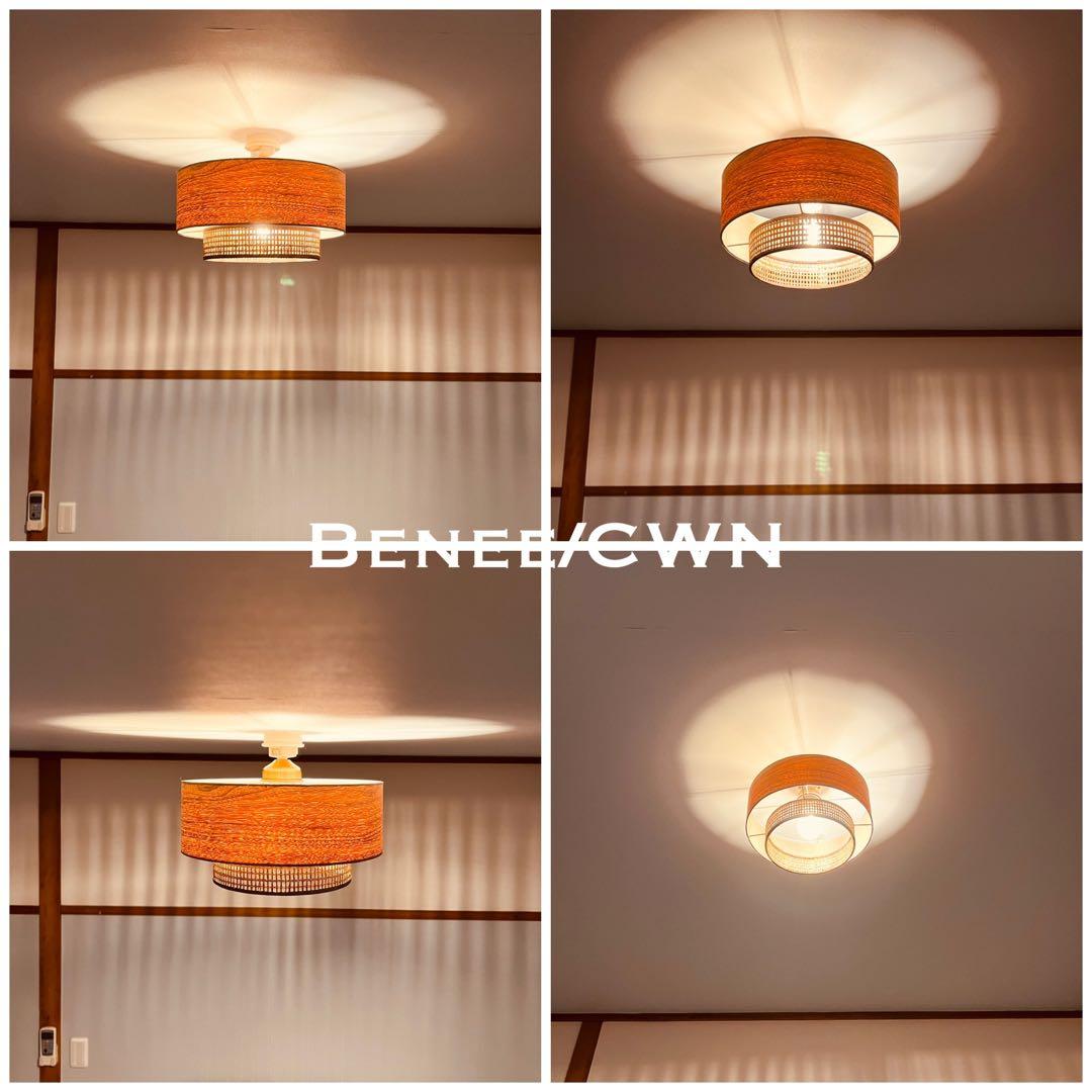 天井照明 シーリングライト Benee/CWN E26 LED レトロ 北欧