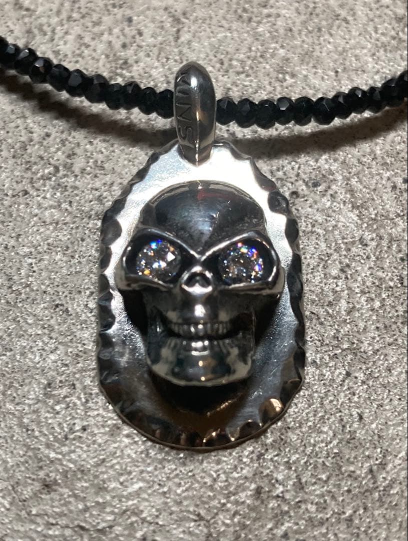 [K] WINS HOUSE / Silver925 / SKULLネックレス