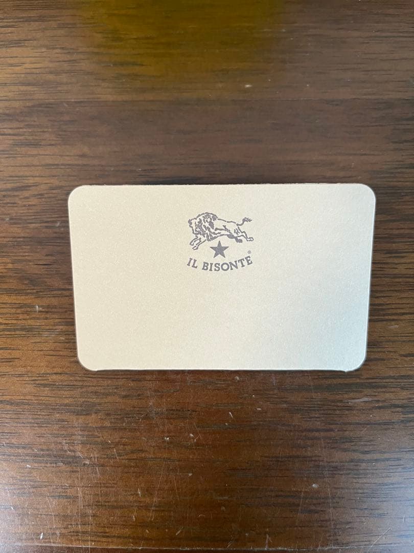 IL BISONTE 財布 コンパクト二つ折り 小銭入れ付き ミニ財布