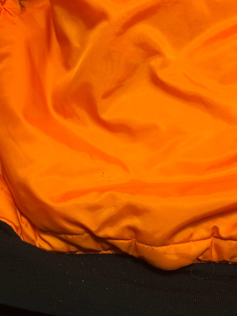 希少 Alpha アルファ ma1 × n2b ファーフード ブラック 黒 L