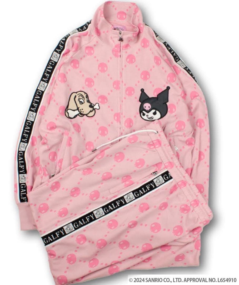 GALFY×クロミコラボセットアップ/総柄ジャージ上下セット メンズ レディース