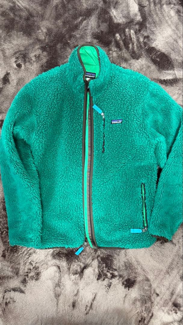 パタゴニア　レトロ　カーディガン　Mサイズ　グリーン