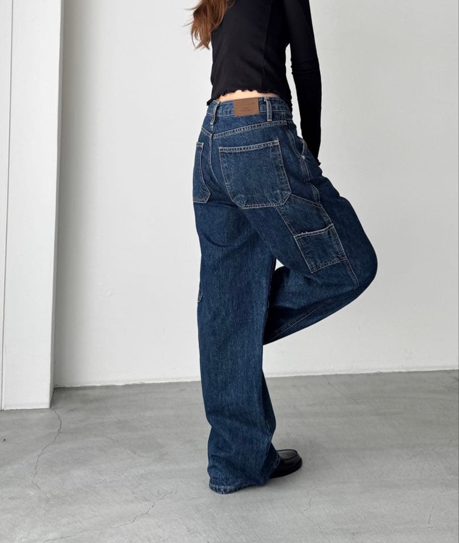 CANAL JEAN El mar　ペインターデニムパンツ