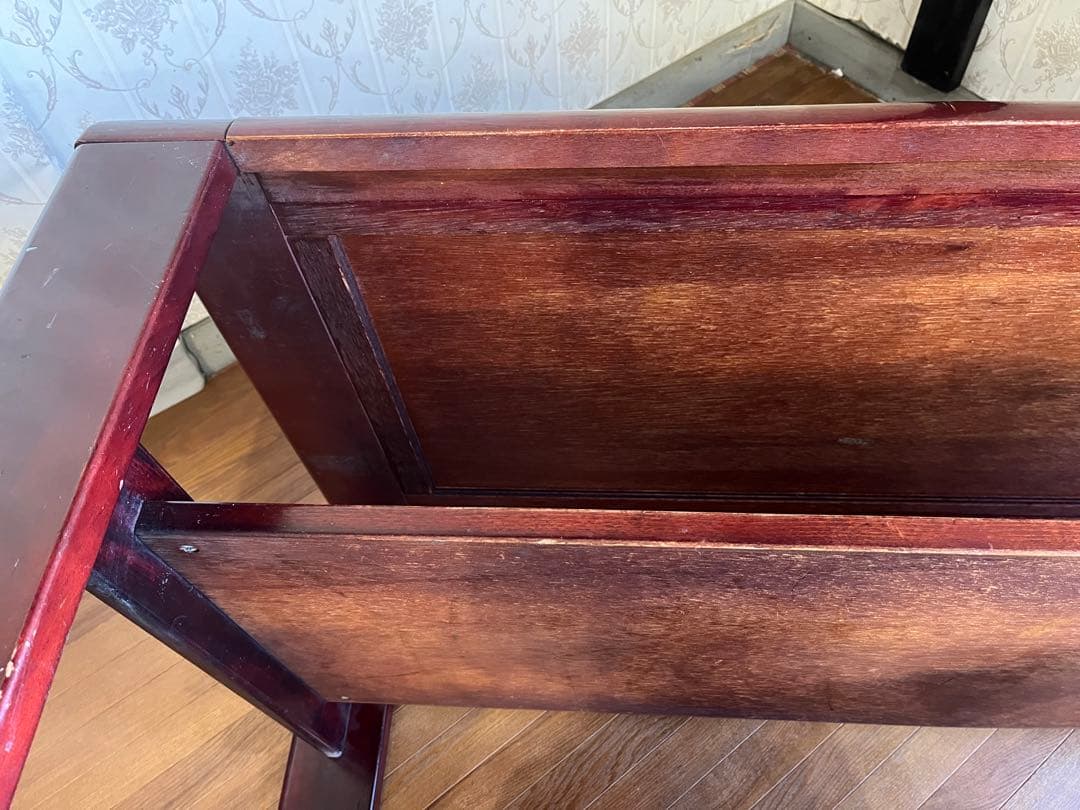 【アンティーク】カリモク 木製 センターテーブル ローテーブル 昭和レトロ