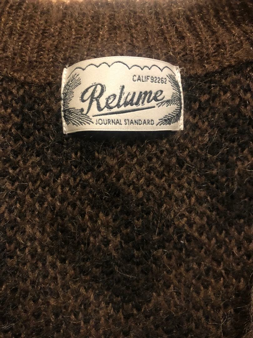 ジャーナルスタンダード　レリューム　モヘアカーディガン