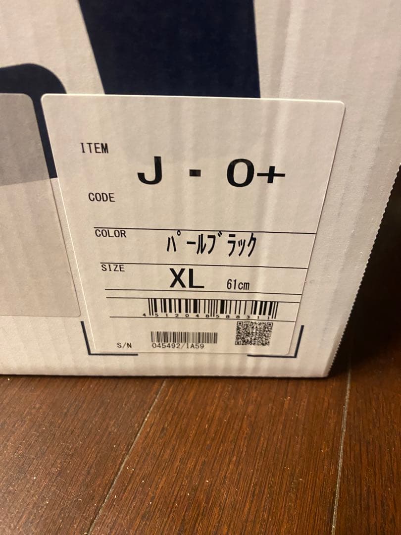 新品未使用　SHOEI JO+ パールブラック　ガラスコーティング済　XL