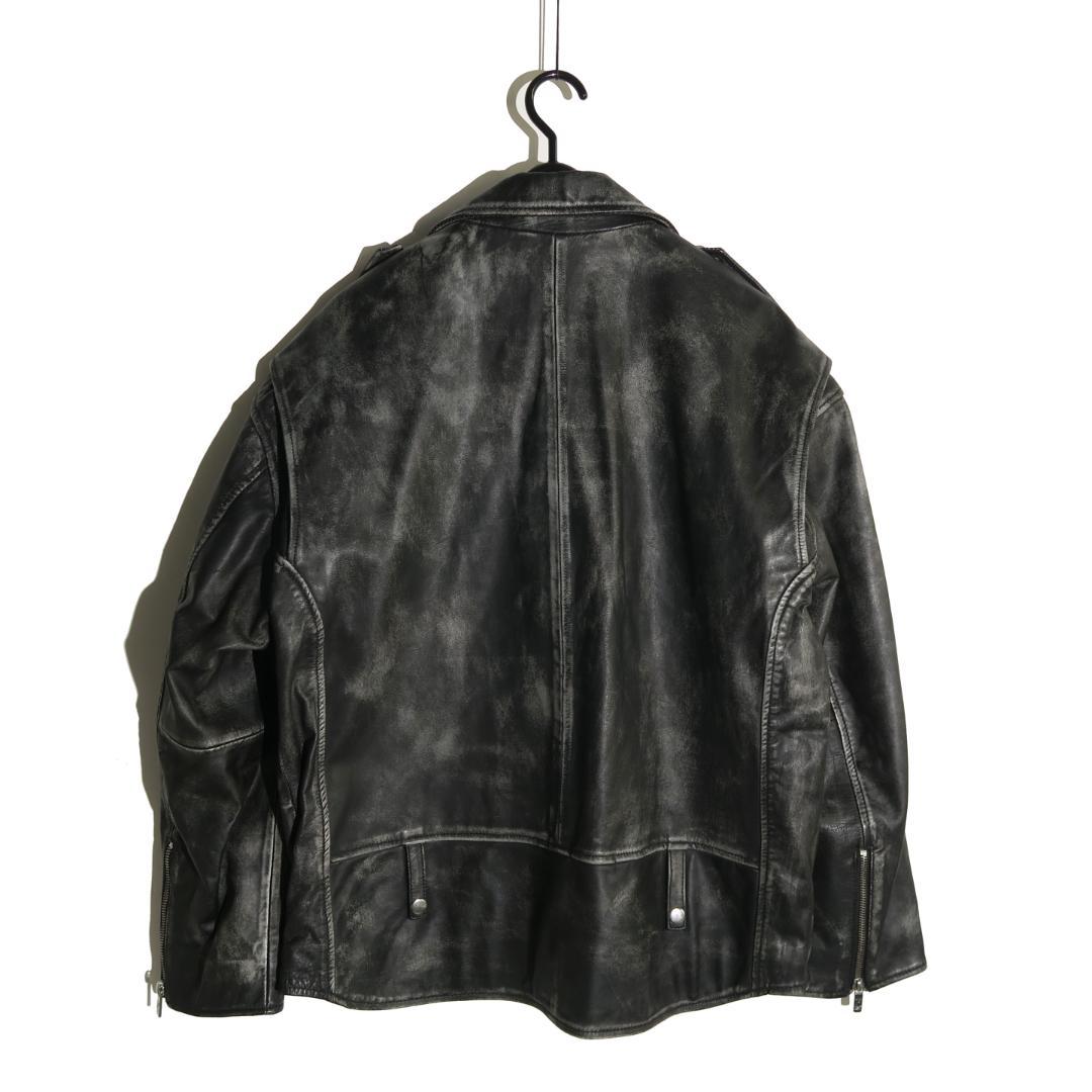 25AW PRANK PROJECT レザー ライダース ジャケット ブラック