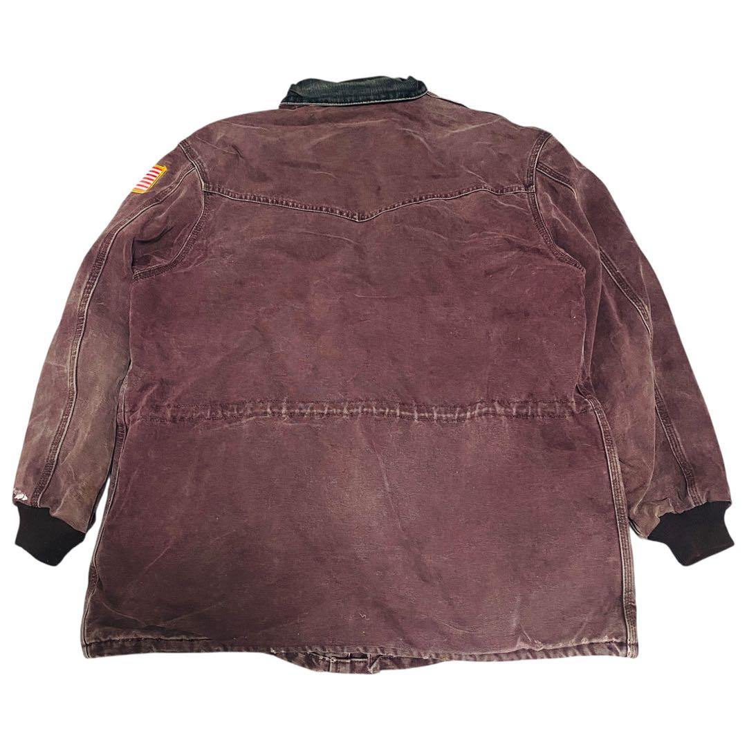 カーハート　carhartt ダックワーク　ジャケット　襟コーデュロイ
