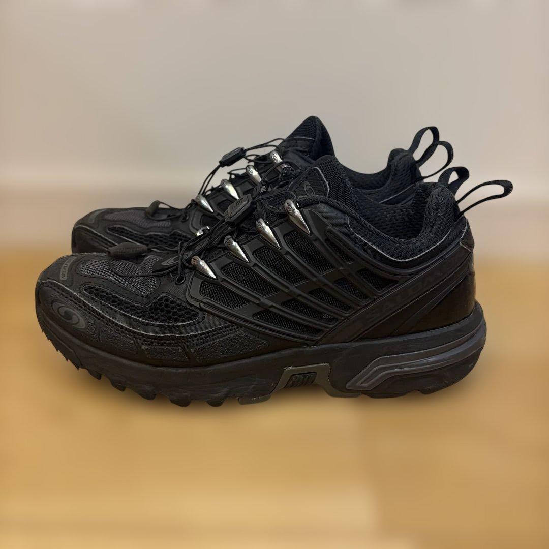 【SALOMON ACS PRO】25cm スニーカー ブラック