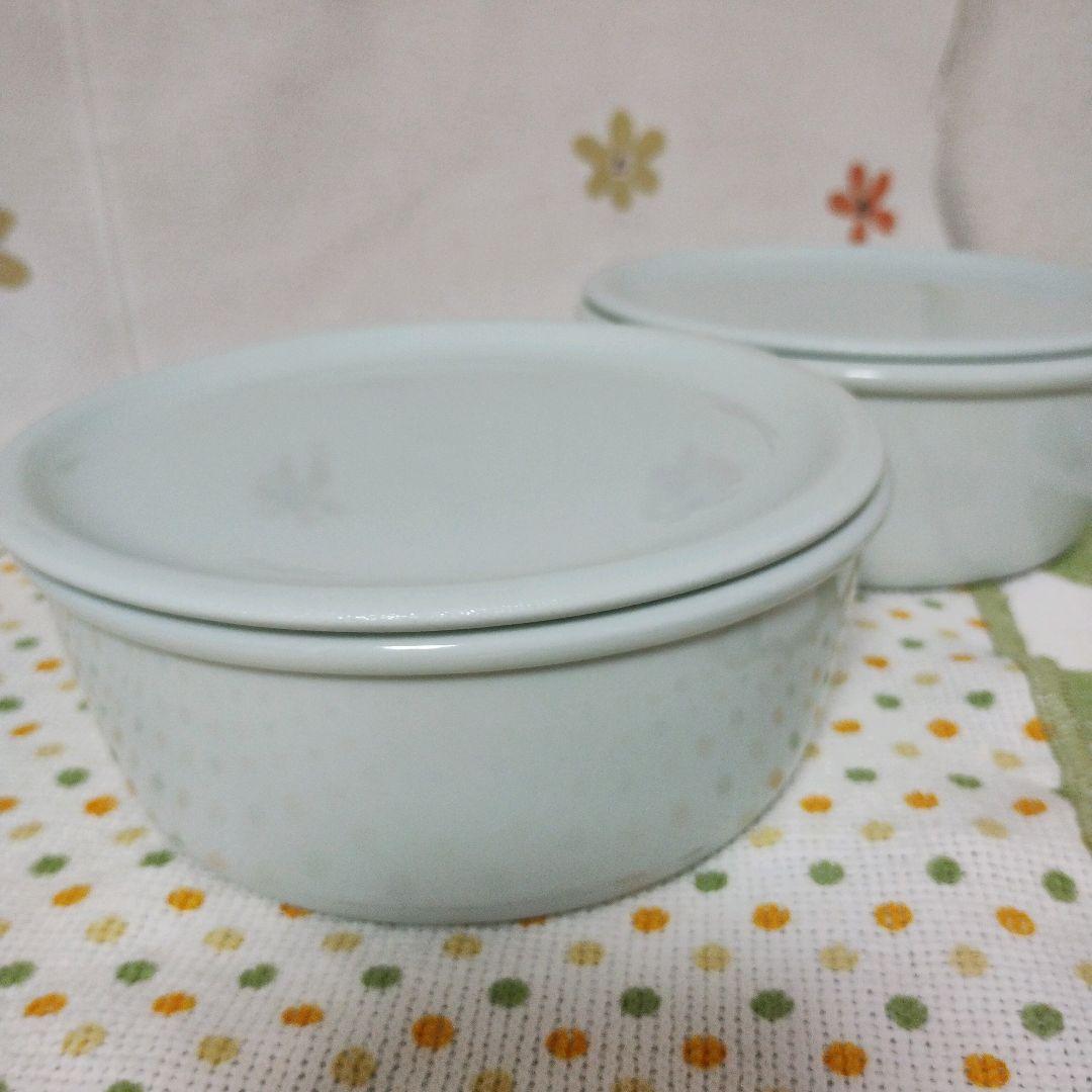 jars 淡い青色 陶器 ボウル 2個セット