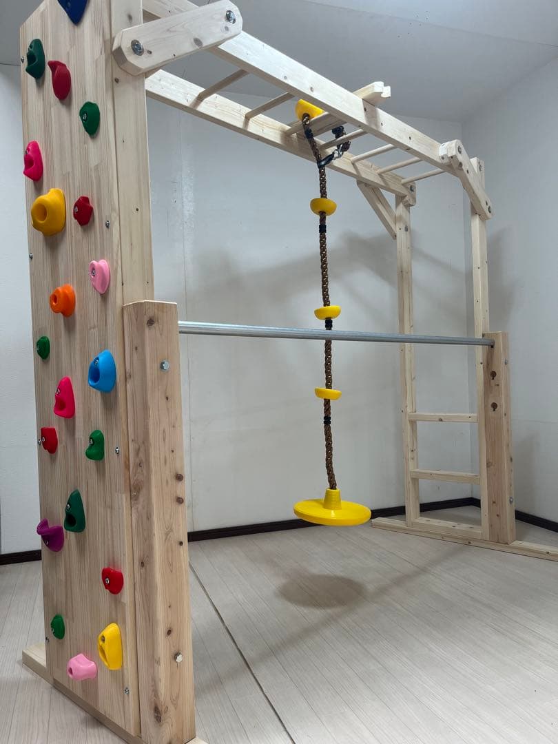 ふわふふ様　うんていタイプC 室内　長さ＋10cm 鉄棒　ボルダリング　ターザン