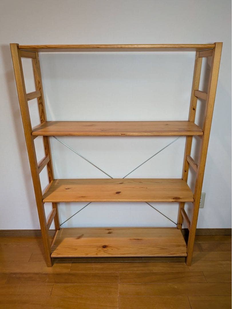 ■送料込■無印良品 MUJI パイン材ユニットシェルフ 棚収納 木製家具