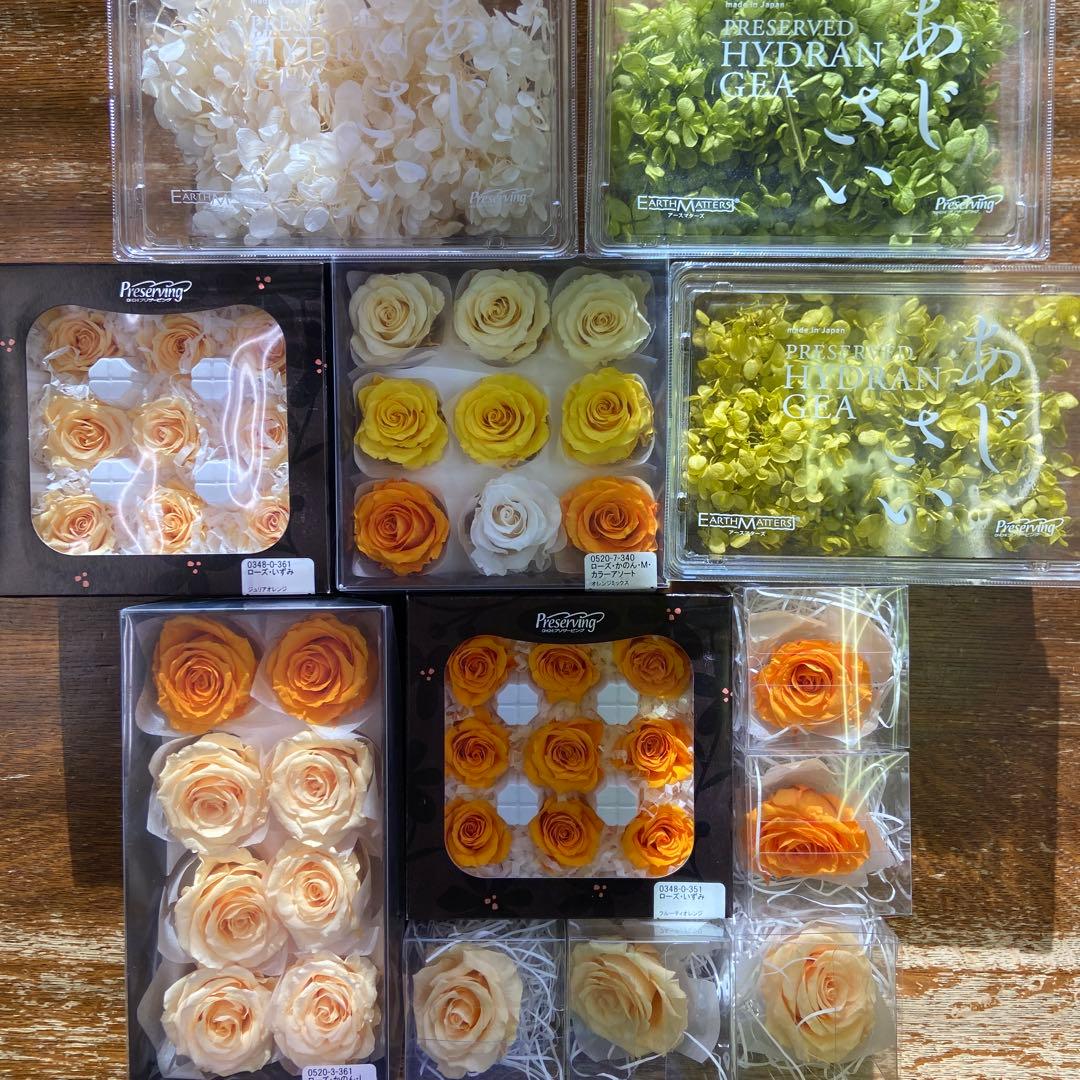【処分特価】プリザーブドフラワー　アソートセット　大地農園