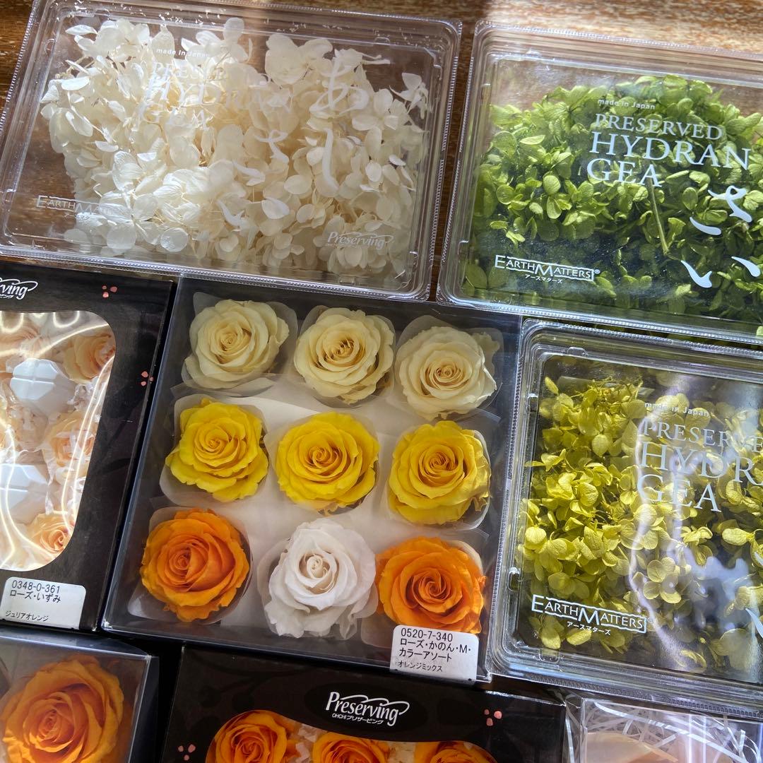 【処分特価】プリザーブドフラワー　アソートセット　大地農園