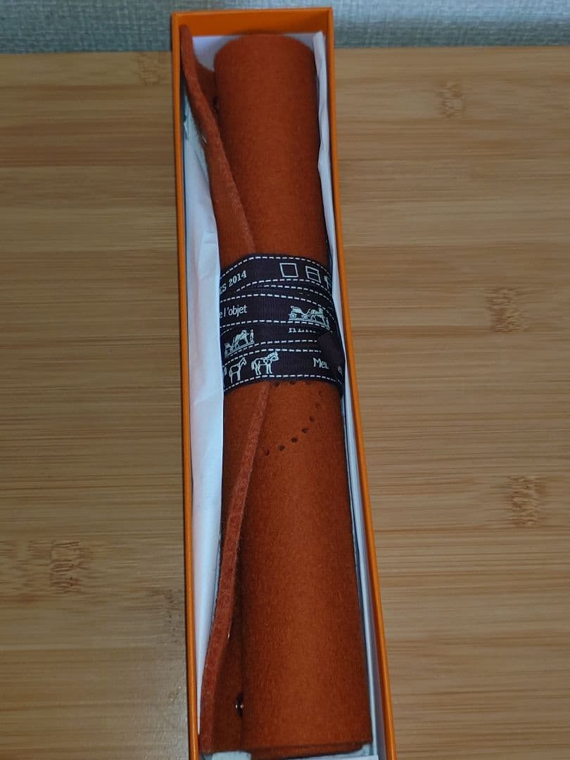 HERMES インテリアトレイ オレンジ　訳あり