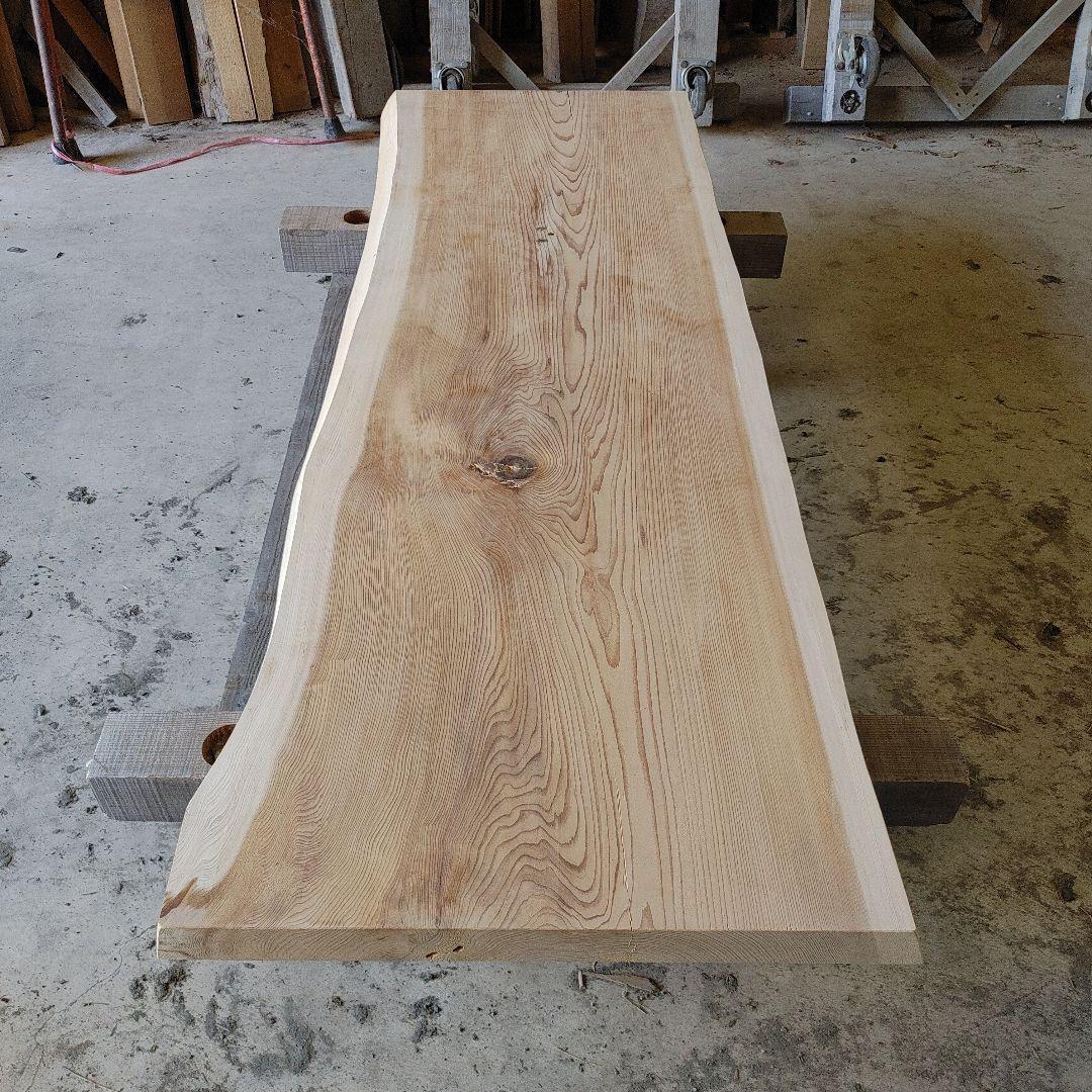 送料込み　一枚板　杉　スギ　無垢材　天板　テーブル　カウンター DIY　番号56