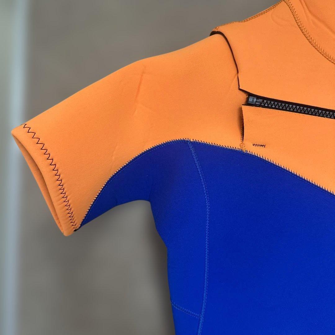 Mellow ウェットスーツ シーガル　青とオレンジ　レディースLーB