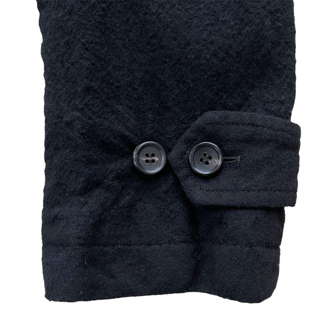 【美品】コムデギャルソンオム 20AW ウールサージ縮絨 バルマカーン コート