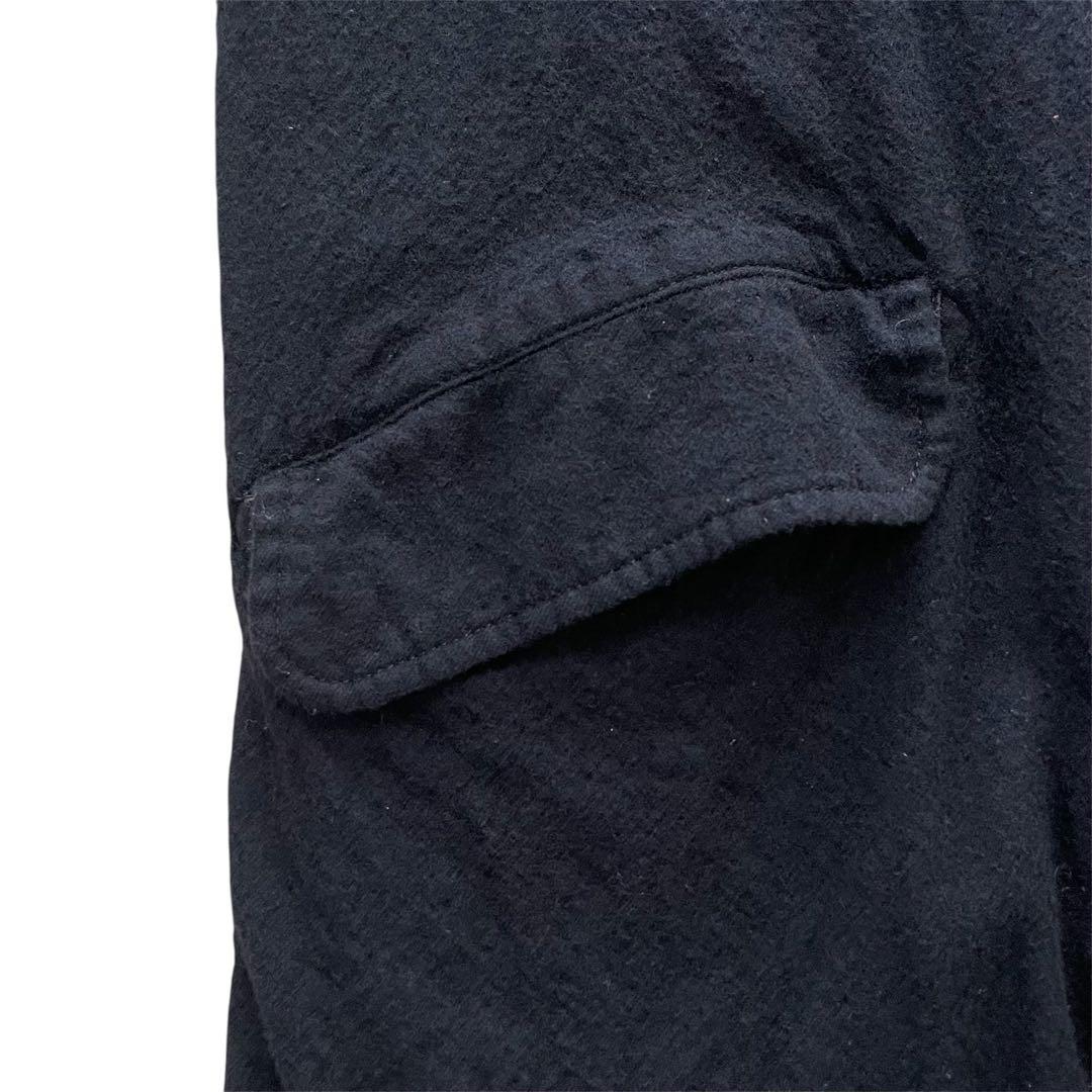 【美品】コムデギャルソンオム 20AW ウールサージ縮絨 バルマカーン コート