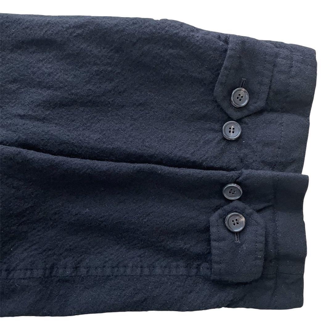 【美品】コムデギャルソンオム 20AW ウールサージ縮絨 バルマカーン コート