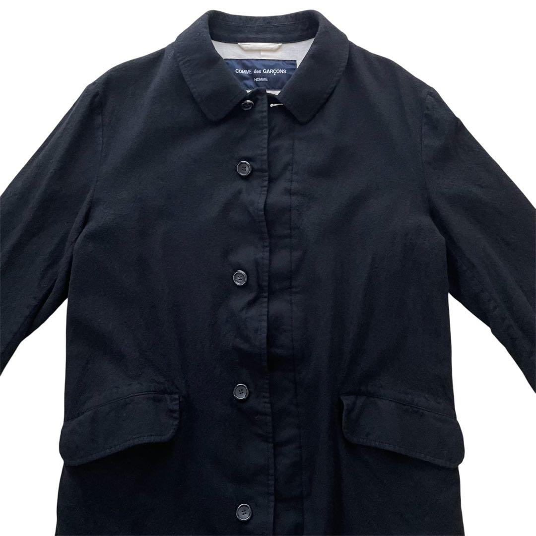 【美品】コムデギャルソンオム 20AW ウールサージ縮絨 バルマカーン コート