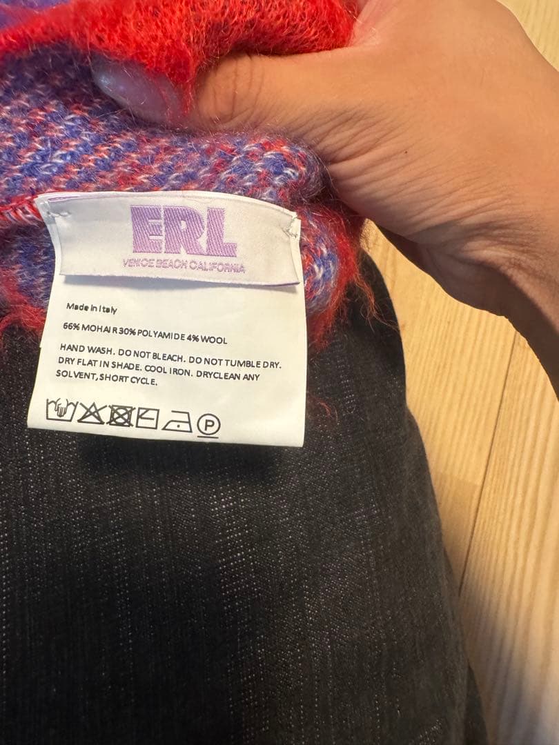 ERL モヘアミトン 手袋 erl