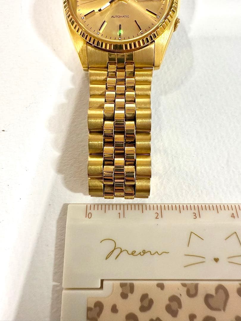 SEIKO 5自動巻き時計 ゴールド