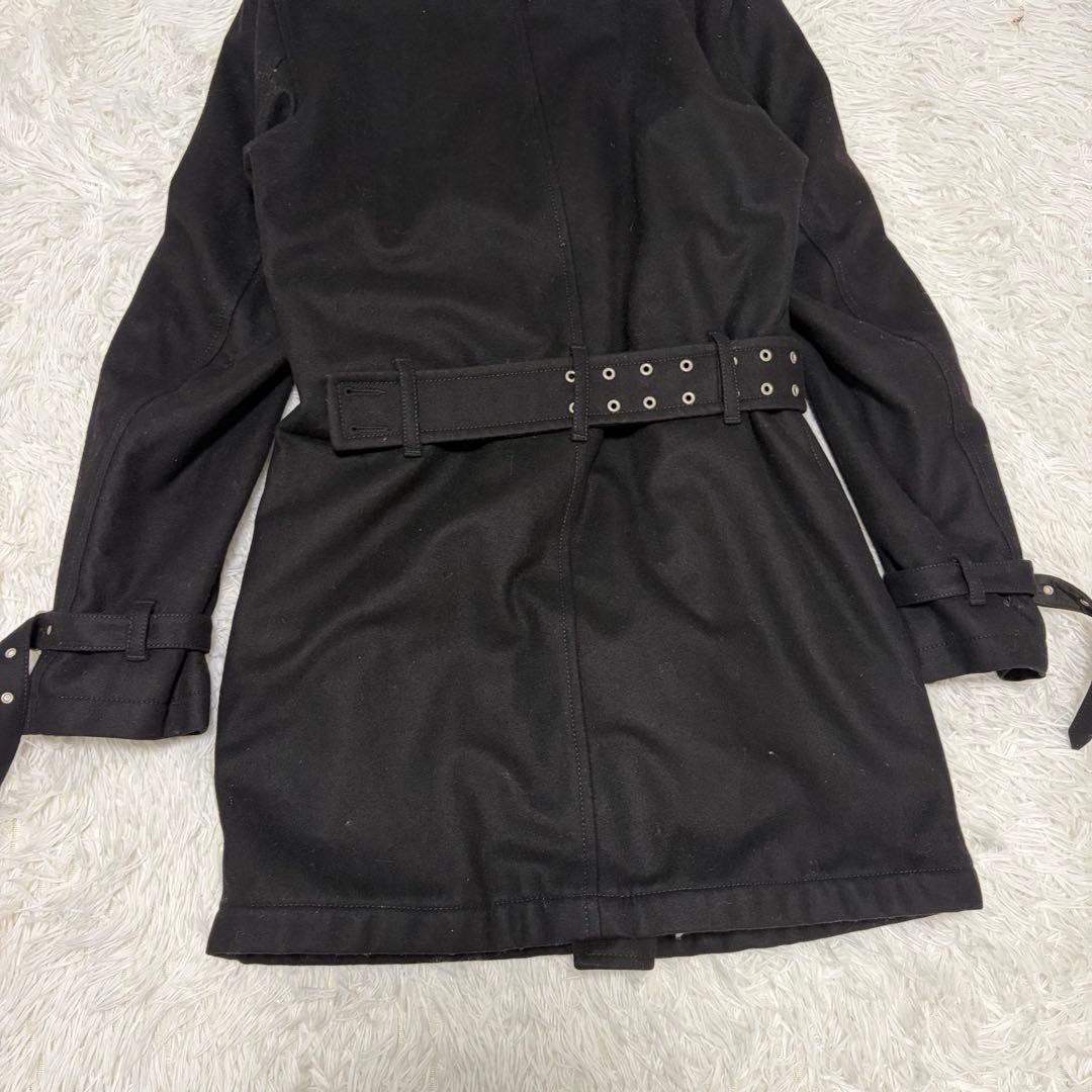 ANDREW MACKENZIE イタリア製 ウールコート ベルト付き　46