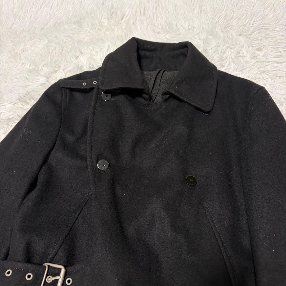 ANDREW MACKENZIE イタリア製 ウールコート ベルト付き　46